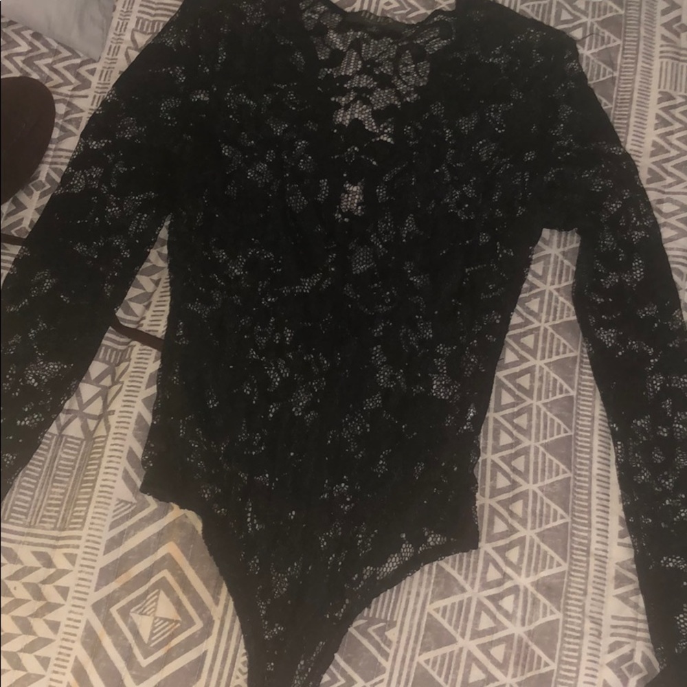 Lace body suit